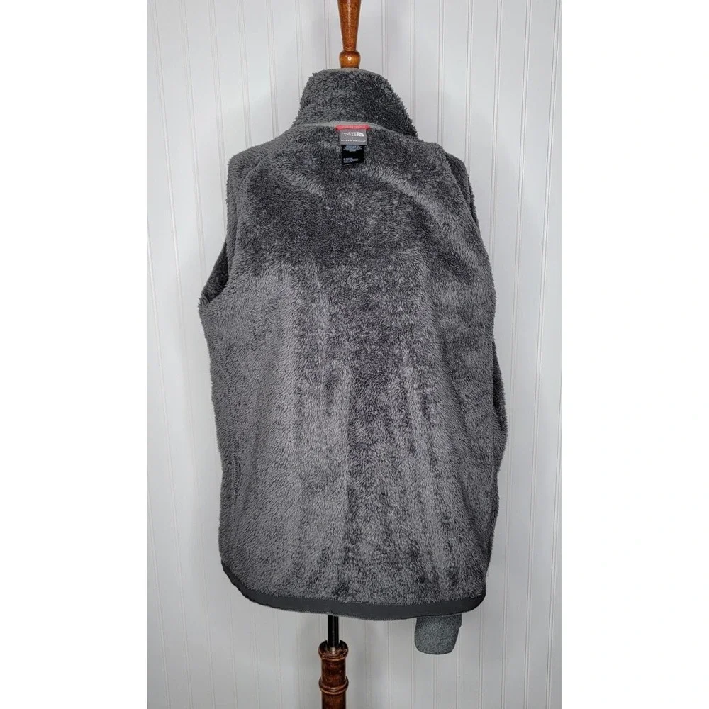 The North Face Full Zip Fleece Jacket Men's Size Large Gray Outdoors